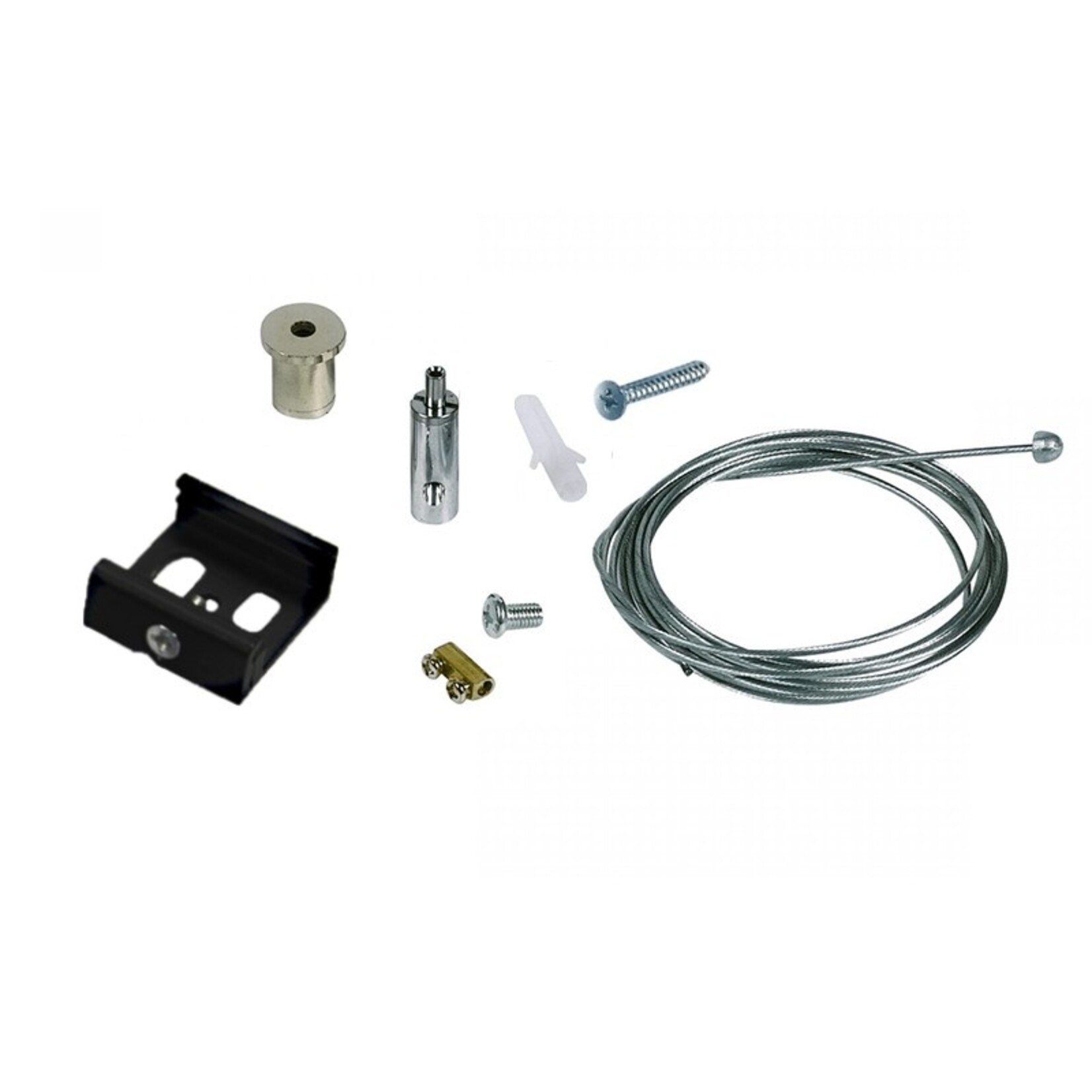 Pendelset voor 3-fase rail in wit en zwart 1.5-5M