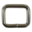 123Paracord Square ring heavy 20X16mm welded