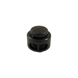123Paracord Cord stopper round Black small