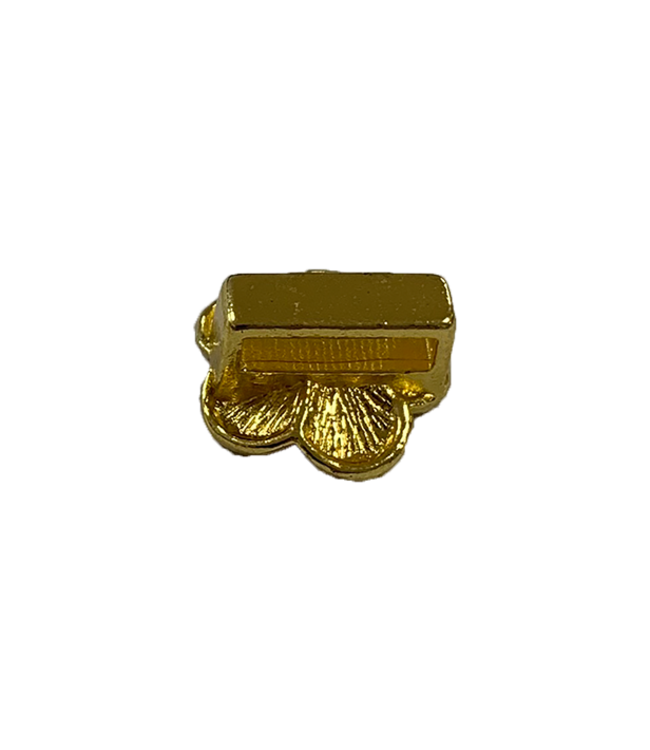 Sliding bead Flower Gold