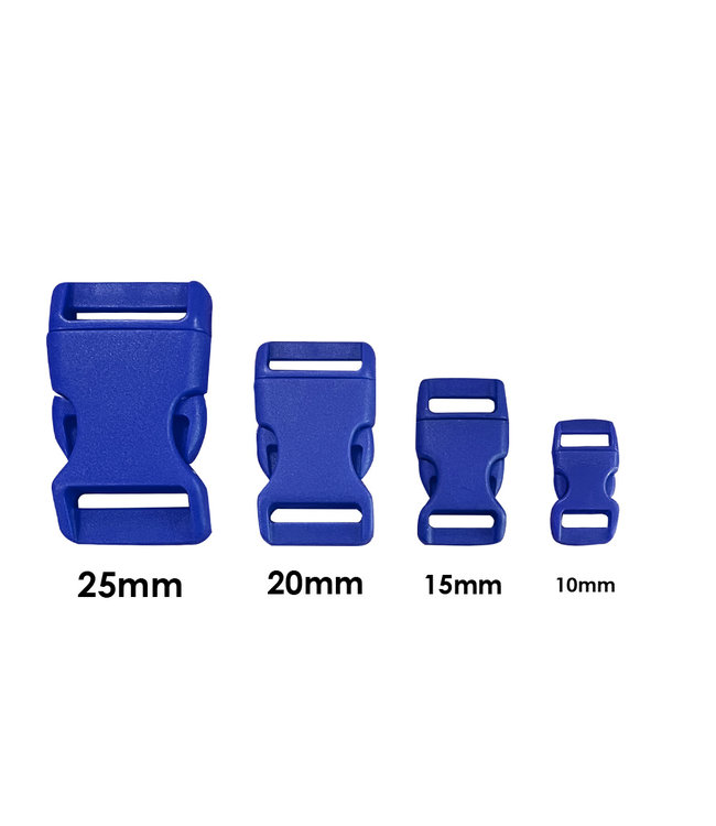 Plastic buckle 15MM Blue