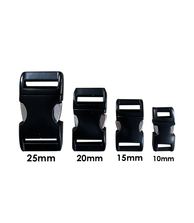 Alu-Max 20MM (3 / 4") buckle Black