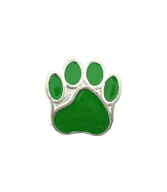 123Paracord Bead paw Green