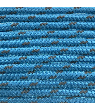 123Paracord Paracord 100 type I Dark Cyan Reflective