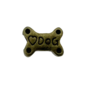 123Paracord Bead dog bone Bronze