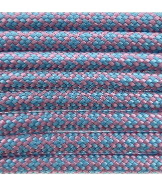 123Paracord Paracord 550 type III Lavender Pink / Neon Turquoise Diamond