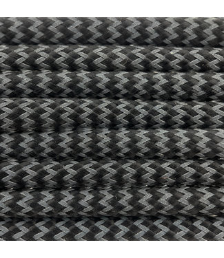 123Paracord Paracord 550 type III Ultra reflective / Black Shockwave