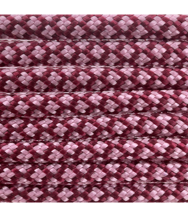 Paracord 550 type III Burgundy / Lavender Pink Diamond