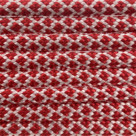 123Paracord Paracord 550 type III Cream / Imperial Red Diamond