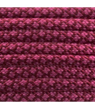 123Paracord Paracord 550 type III Burgundy / Fuchsia Diamond