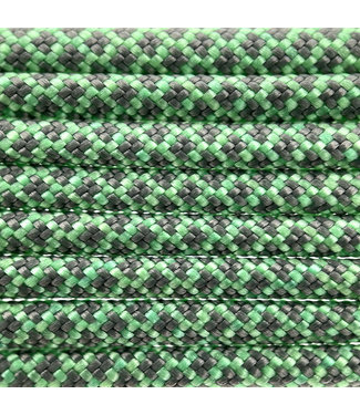 123Paracord Paracord 550 type III Mint / Charcoal Diamond