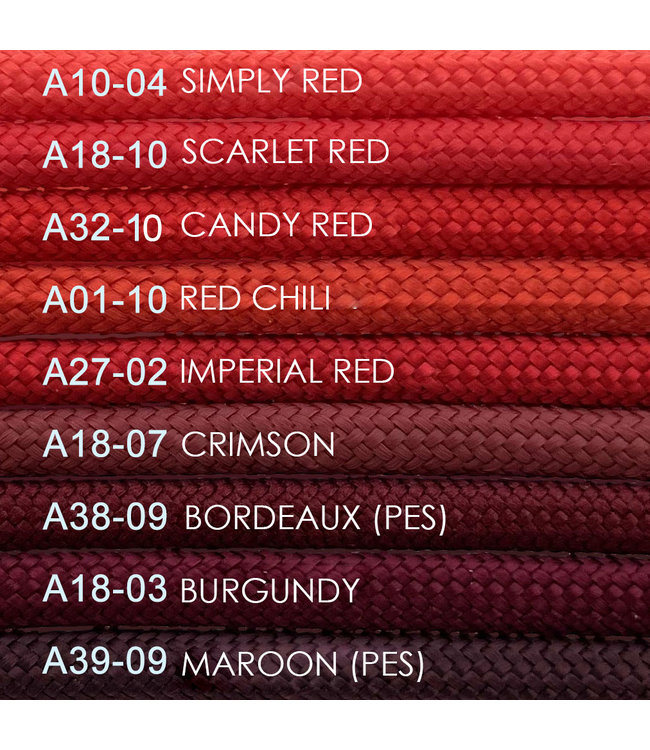 Paracord 550 type III Bordeaux (PES)