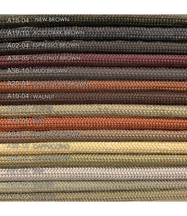 Paracord 550 type III Chocolate Brown