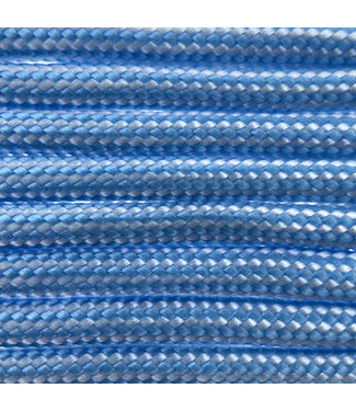 123Paracord Paracord 550 type III Baby Blue / White Stripes