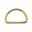 123Paracord D-ring 38 X 4,5MM Brass