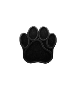 123Paracord Bead paw Blackline