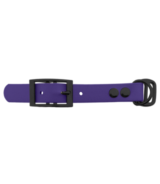 123Paracord Biothane adapter 19MM Violet/Black