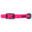 123Paracord Biothane adapter 19MM Neon Pink/Black