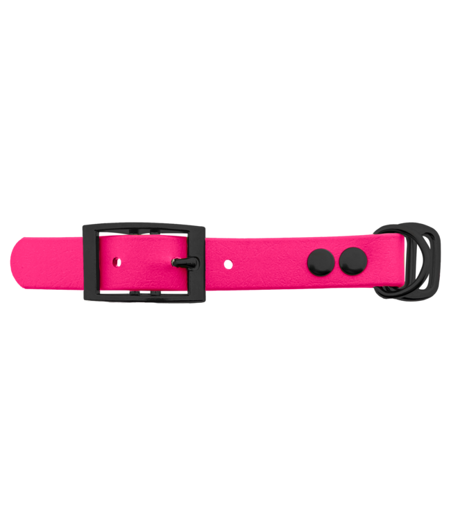 Biothane adapter 19MM Neon Pink/Black