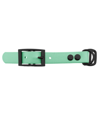 123Paracord Biothane adapter 19MM Caribbean Green/Black