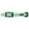 123Paracord Biothane adapter 19MM Caribbean Green/Black