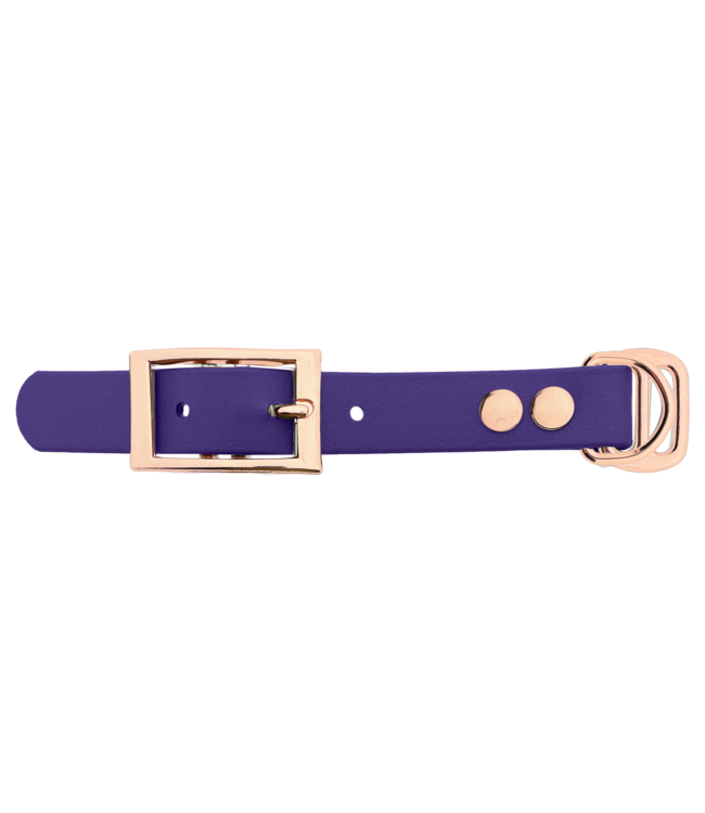 Biothane adapter 19MM Violet/Rosegold