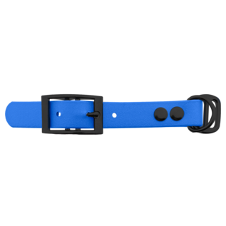 123Paracord Biothane adapter 19MM Light Blue/Black