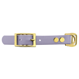123Paracord Biothane adapter 19MM Bpastel Purple/Brass