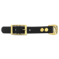 123Paracord Biothane adapter 19MM Black/Brass