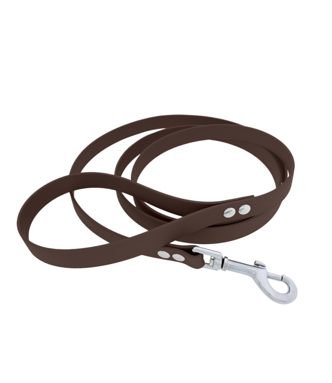 Biothane dog leash Dark Brown Large