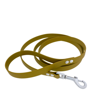 123Paracord Biothane dog leash Gold Medium