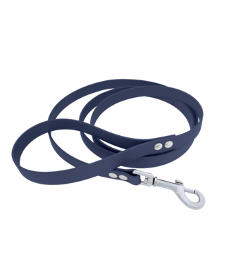 123Paracord Biothane dog leash Navy Blue Medium