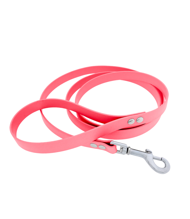 Biothane dog leash Coral Medium