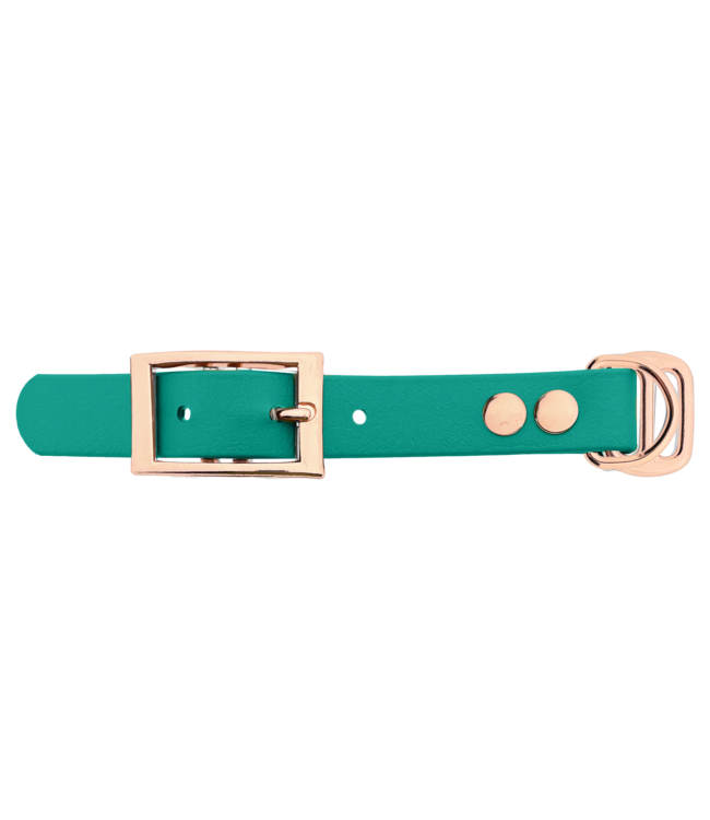 Biothane adapter 19MM Teal/Rosegold