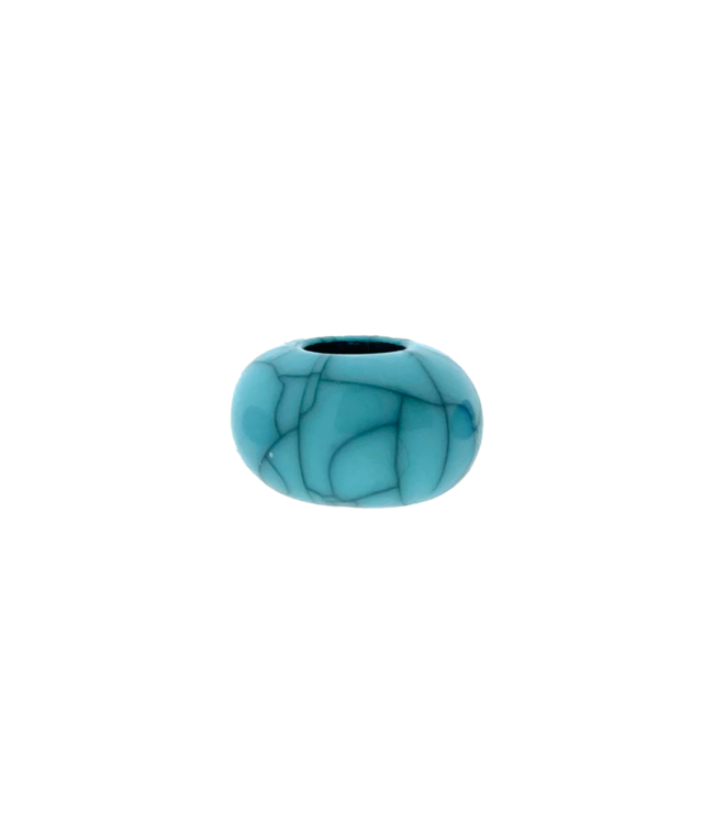 Paracord bead 8X14MM Turquoise