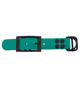 123Paracord Biothane adapter 25MM Teal/Black