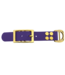 Biothane adapter 25MM Violet/Brass