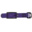 123Paracord Biothane adapter 25MM Violet/Black