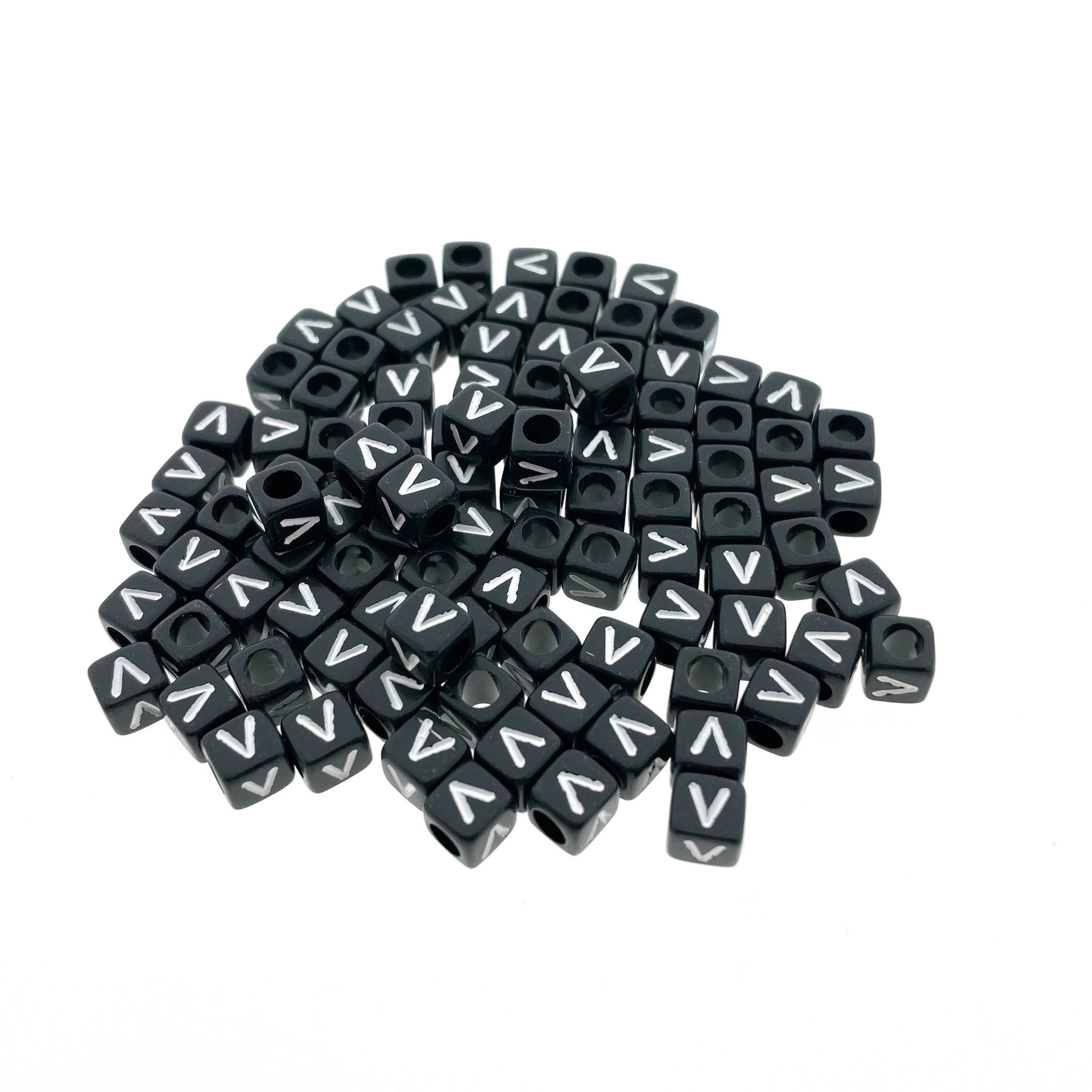 Buy Paracord alphabet letter beads Black B at 123Paracord - 123Paracord