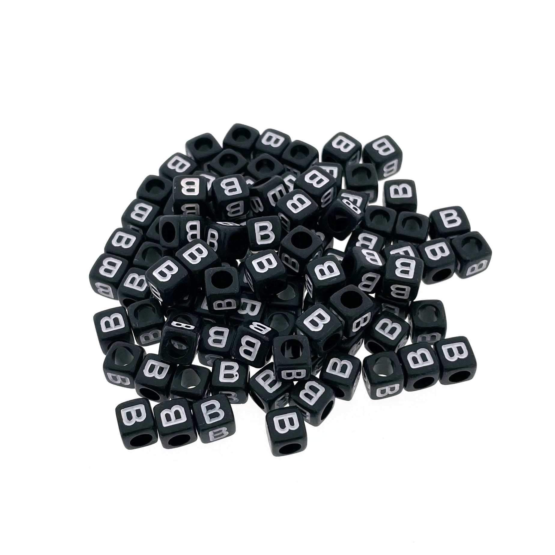 Buy Paracord alphabet letter beads Black D at 123Paracord