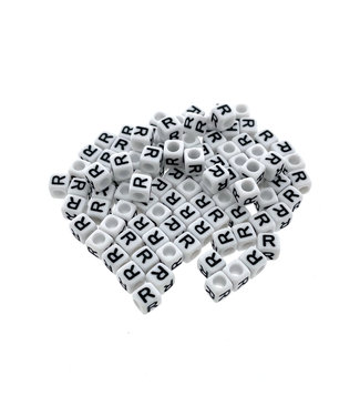 Buy Paracord alphabet letter beads Black O at 123Paracord - 123Paracord