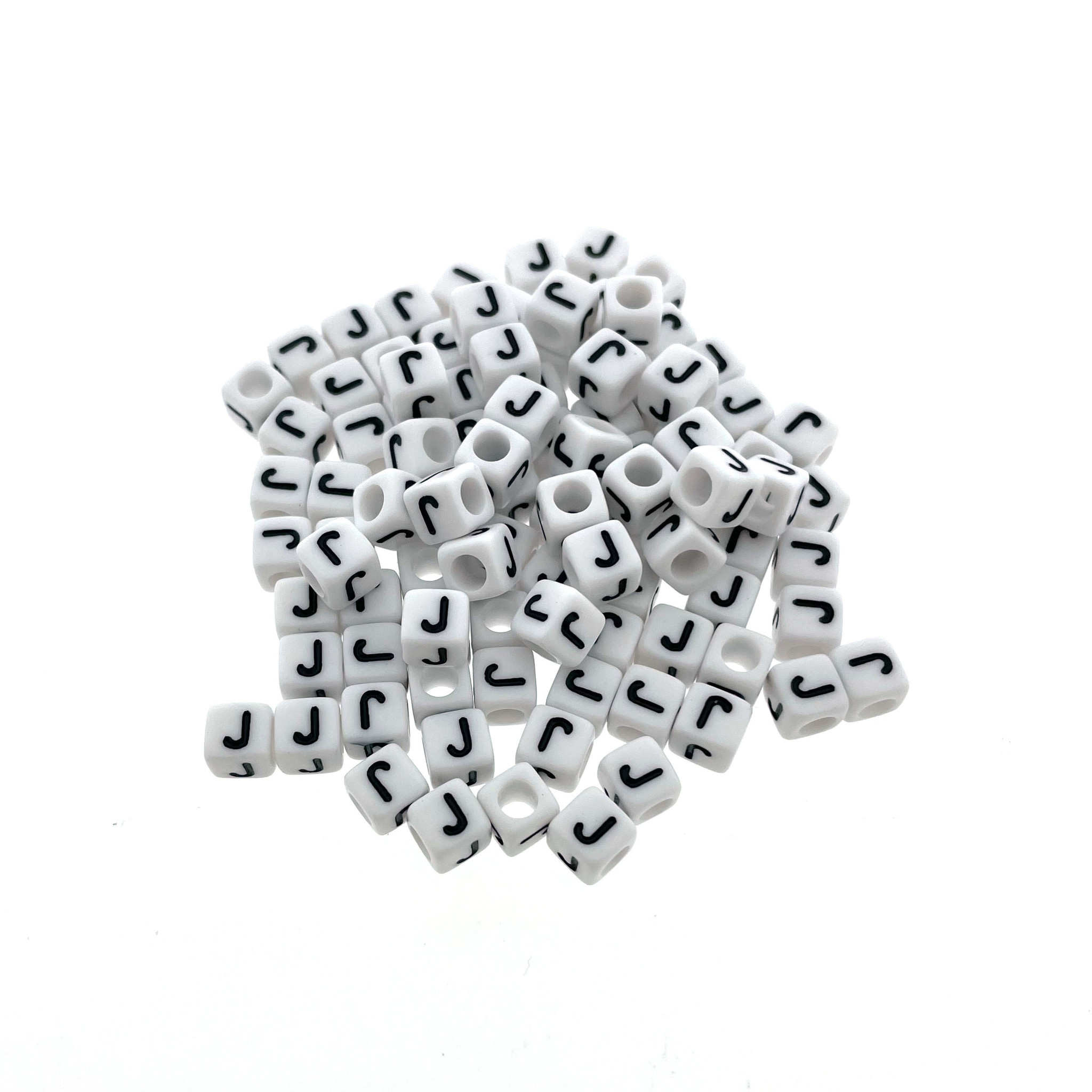 Buy Paracord alphabet letter beads White G at 123Paracord - 123Paracord