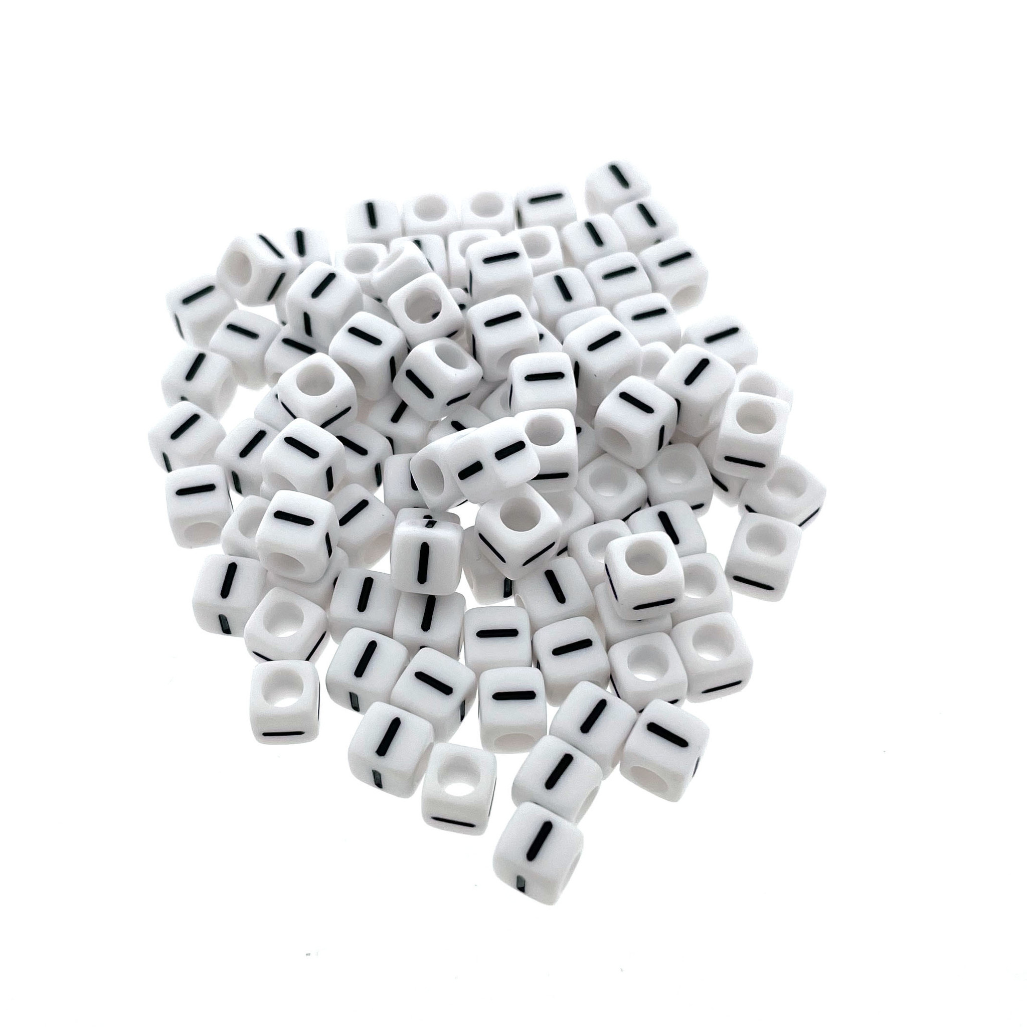 Buy Paracord alphabet letter beads White P at 123Paracord