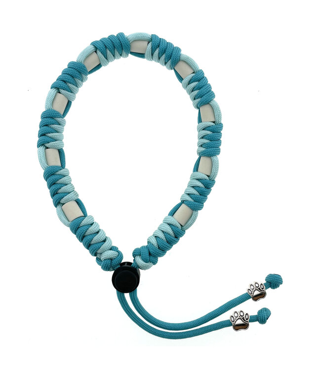 DIY anti-tick collar Signature Blue/Pastel Eggshell