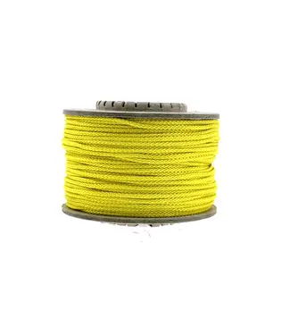 123Paracord Microcord 1.4MM Banana Yellow - 40 mtr