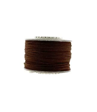 123Paracord Microcord 1.4MM Chocolate Brown - 40 mtr