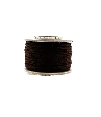 123Paracord Microcord 1.4MM Espresso Brown - 40 mtr