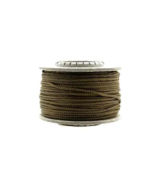 123Paracord Microcord 1.4MM Gold Brown  - 40 mtr