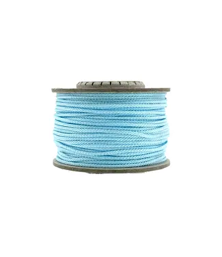 123Paracord Microcord 1.4MM Pastel Blue - 40 mtr