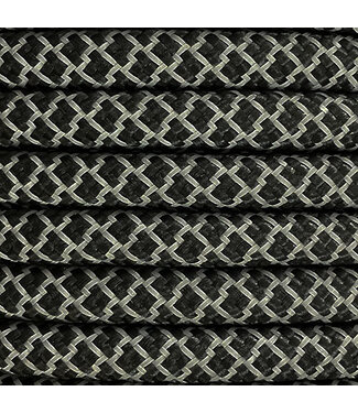 123Paracord 10MM PPM Rope Ultra reflective / Black Diamond